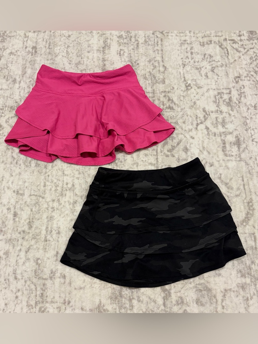 Athleta Girl Size XS/6 - 2 Skort Bundle Pink and Camo